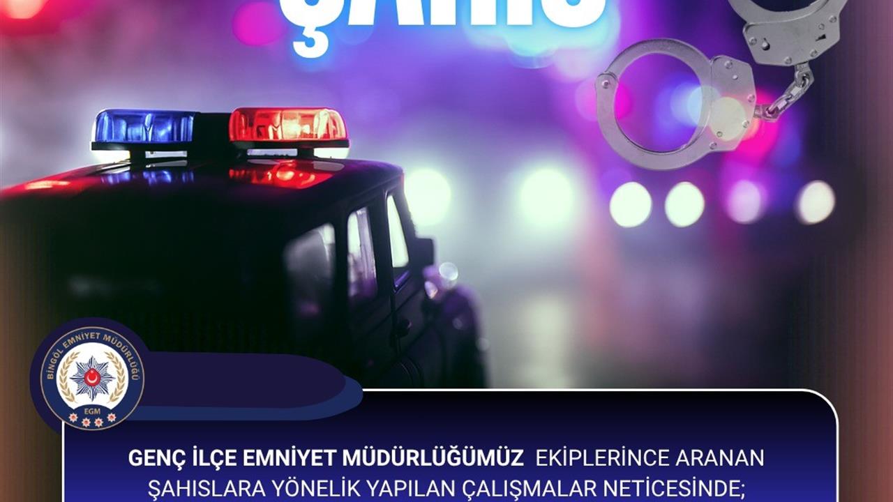 Bingöl'de 4 Yıl Hapis Cezası Bulunan Şahıs Yakalandı