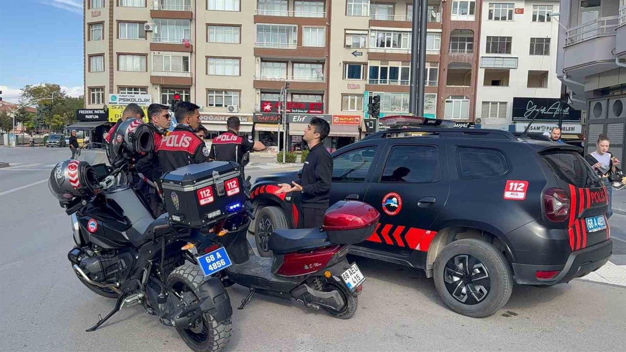 Aksaray'da Ehliyetsiz Motosiklet Kullanımına Ceza Yağdı