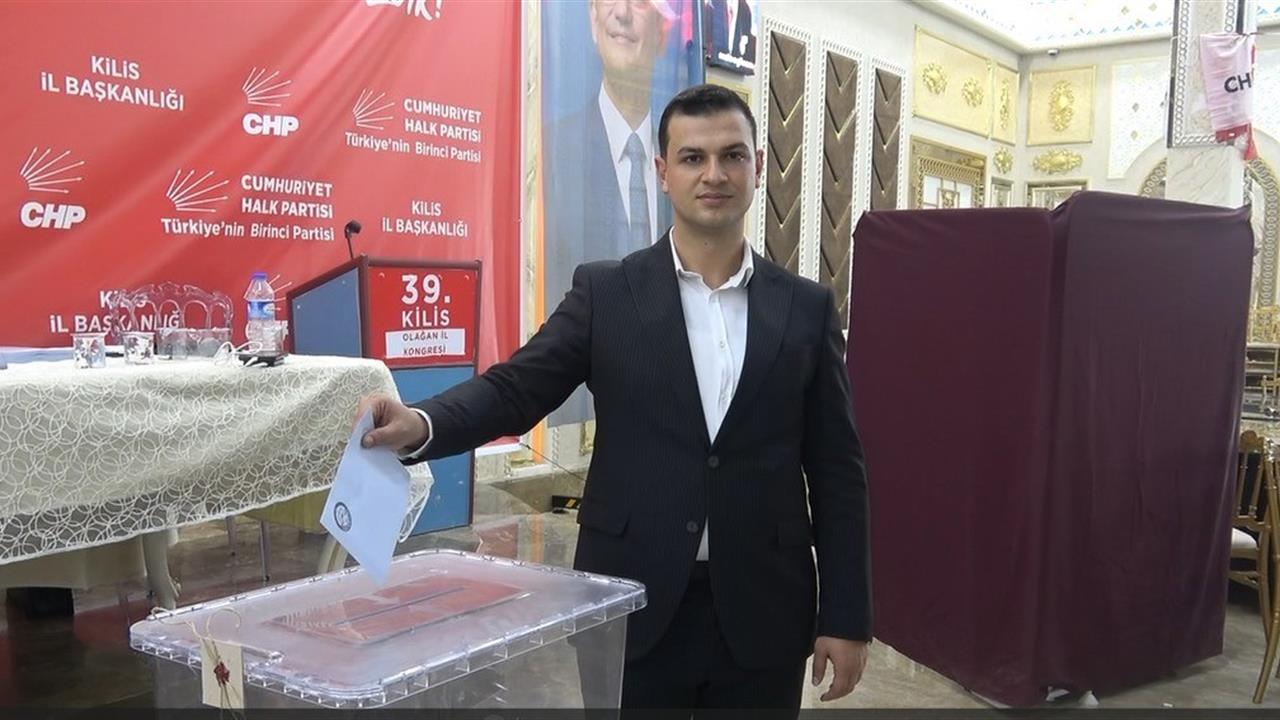 CHP Kilis İl Başkanlığına Umut Mehmet Sapan Seçildi