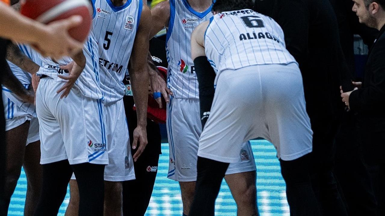 İzmir'de FIBA Avrupa Kupası Maçı: Petrolina AEK 84, Aliağa Petkimspor 78