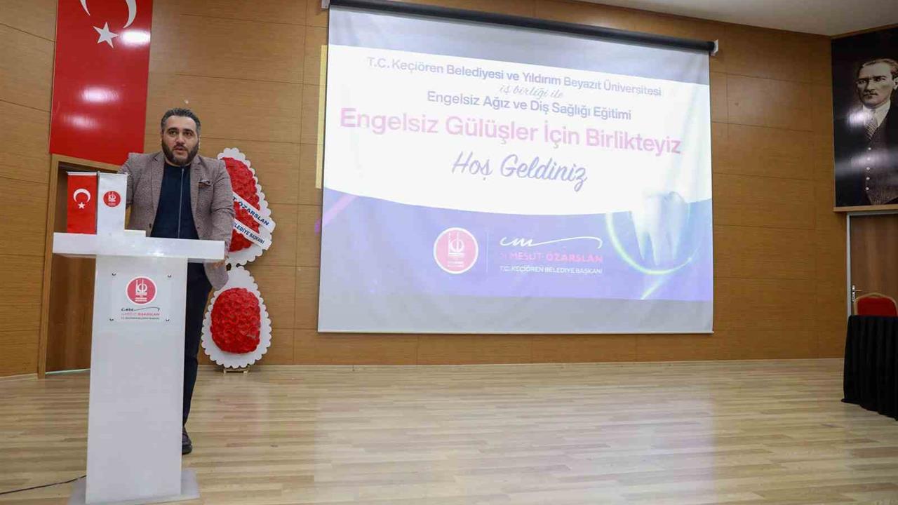 Ankara'da Engelli Bireylere Ağız ve Diş Sağlığı Desteği