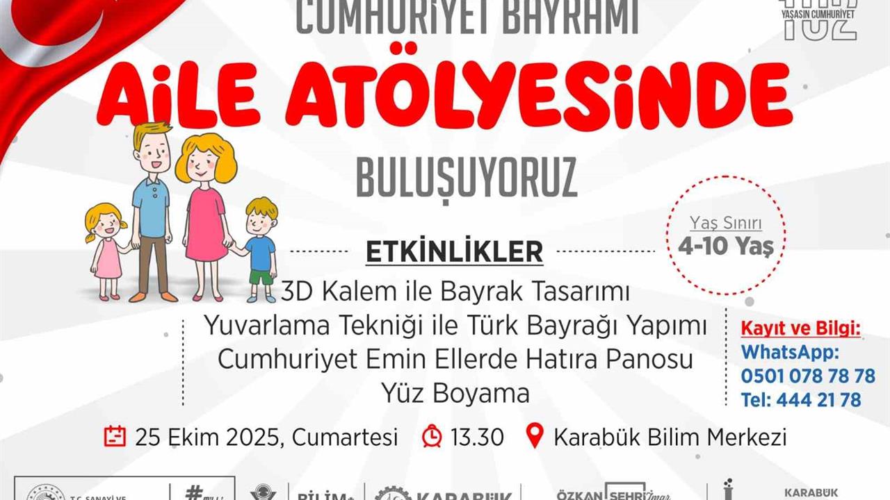 Karabük'te 29 Ekim Cumhuriyet Bayramı Etkinliği Düzenlenecek