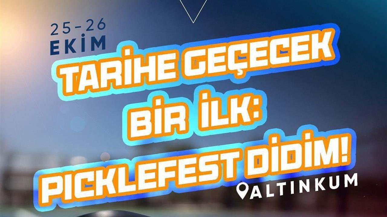 Didim'de PickleFest Heyecanı: Spor Tutkunları Buluşuyor