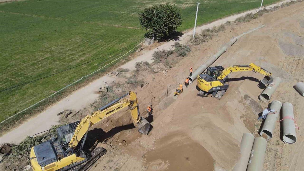 Çine'de 38 Bin Dekar Arazi Modern Sulama Sistemine Kavuşuyor