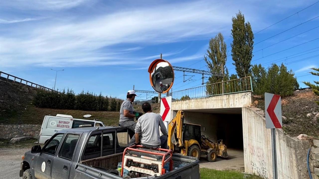 Bayırköy’de Trafik Güvenliği İçin Yeni Önlem Alındı