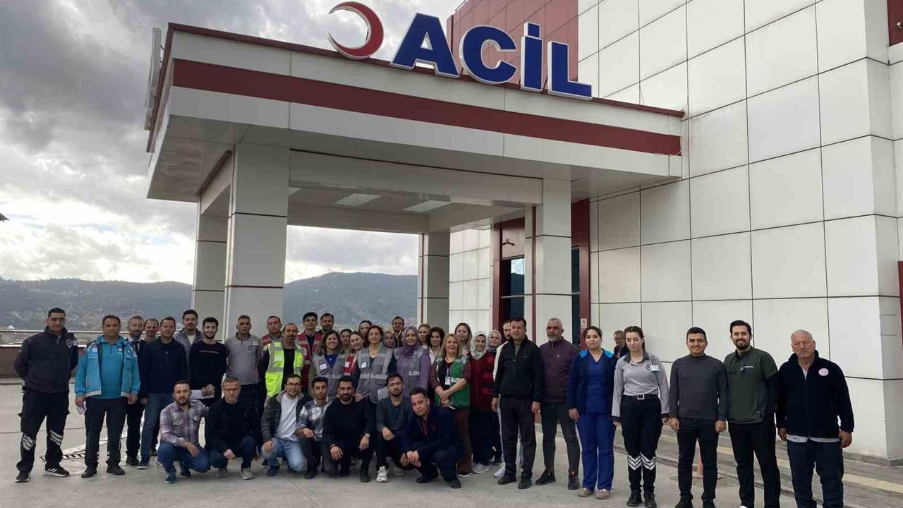 Çameli Devlet Hastanesi'nde Acil Durum Tatbikatı Yapıldı