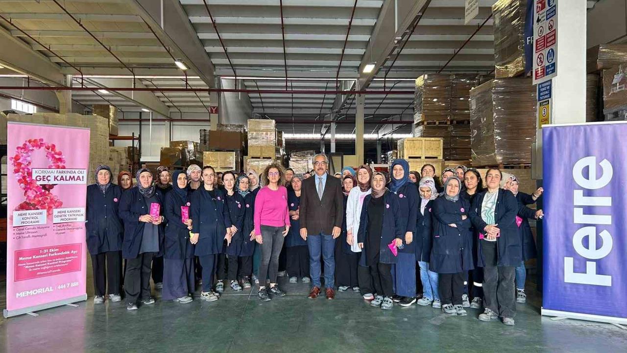 Kayseri'de Kadınlara Meme Kanseri Bilgilendirmesi