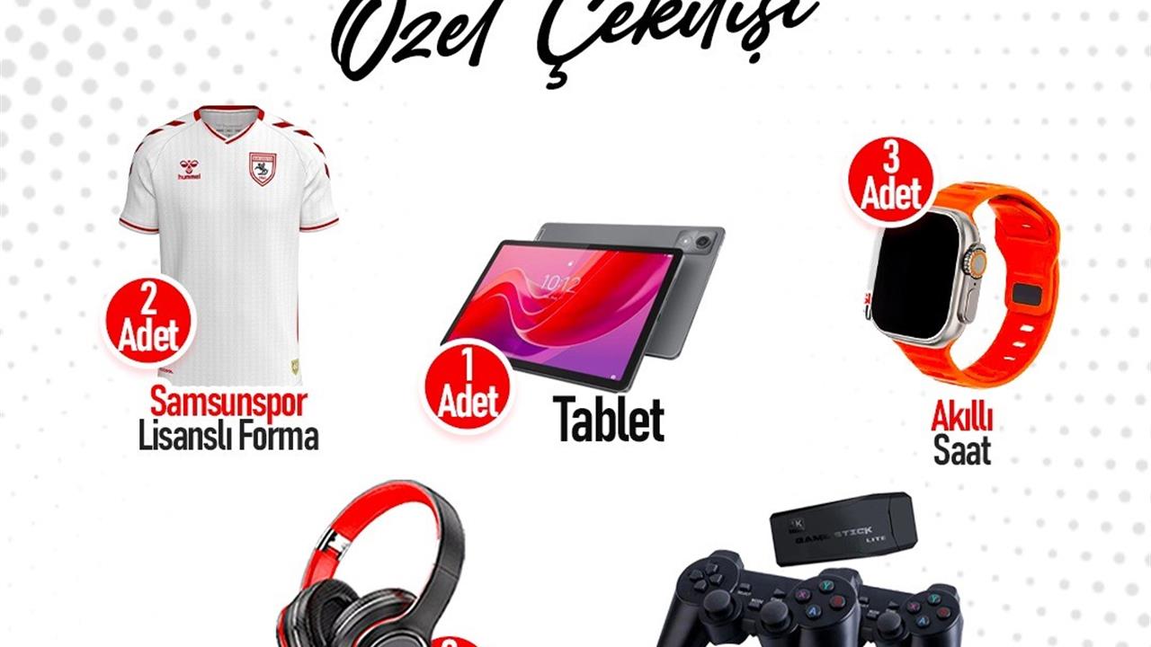 Canik'te Cumhuriyet Bayramı İçin Hediye Çekilişi