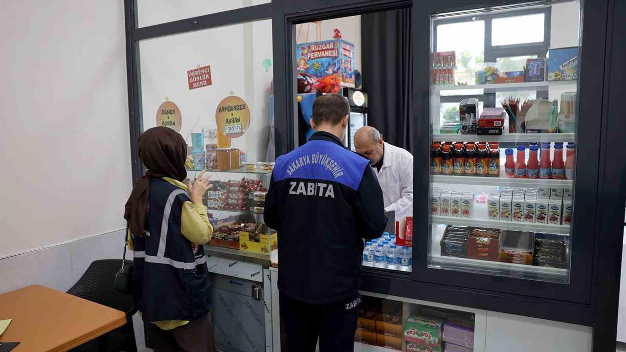 Sakarya'da Okul Kantinlerine Denetim Yapıldı