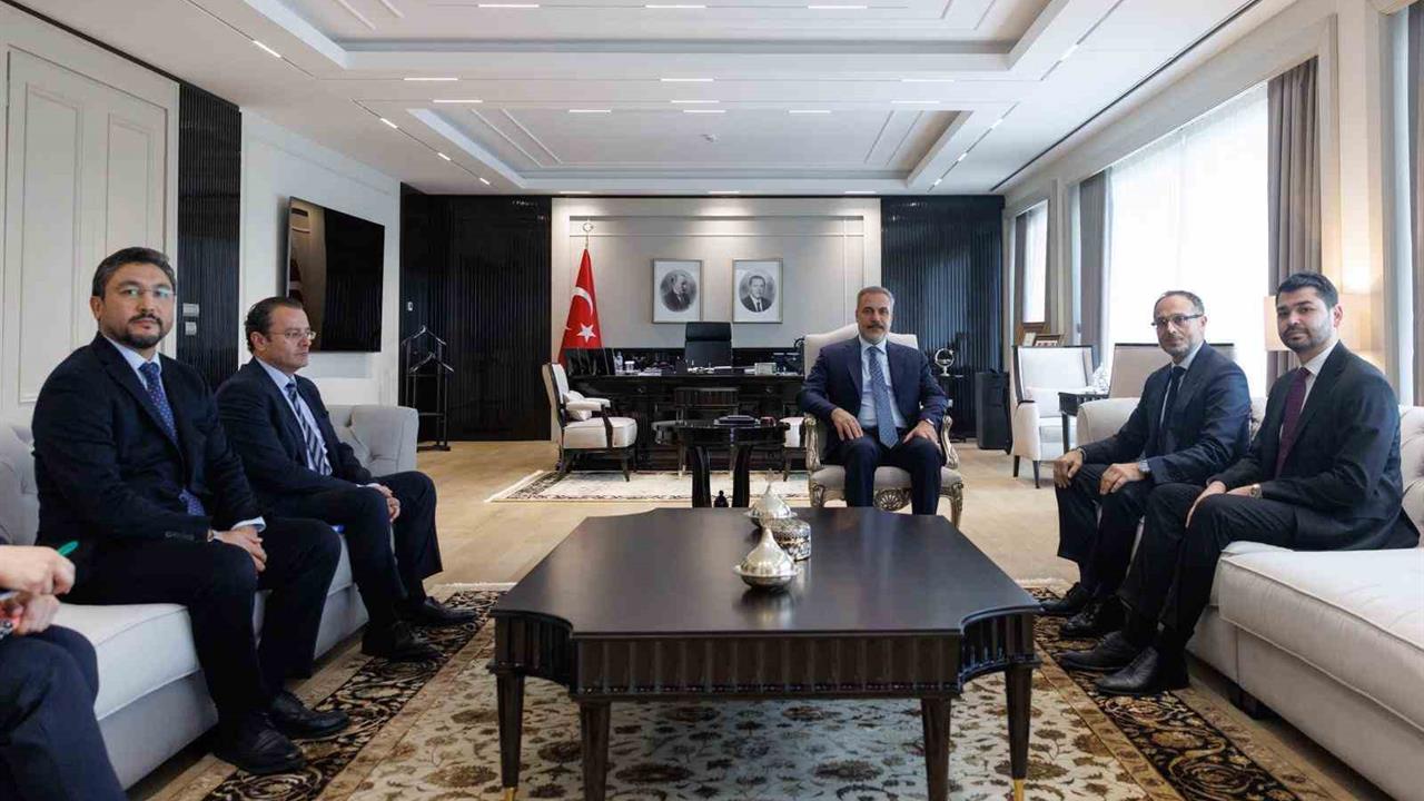 Bakan Fidan, TÜRKPA Genel Sekreteri Ramil Hasan'ı Ağırladı