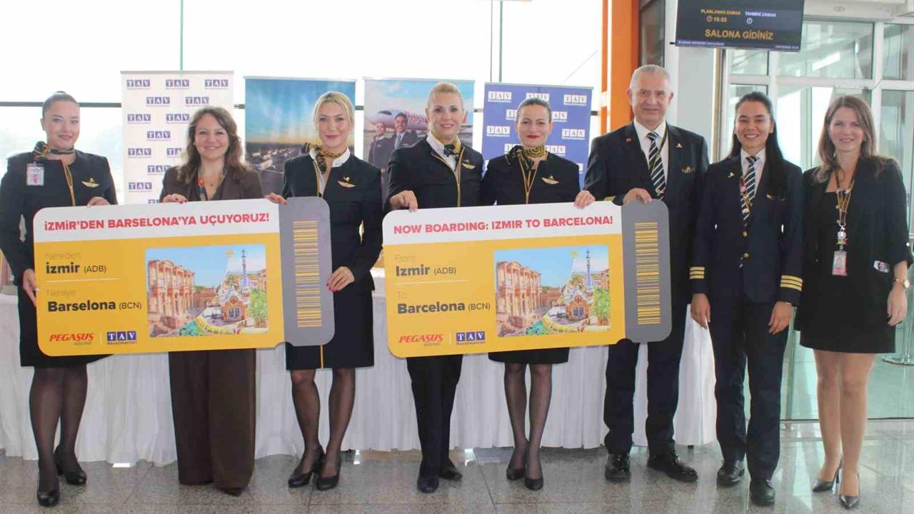 İzmir'den Barselona'ya Direkt Uçuş Başladı