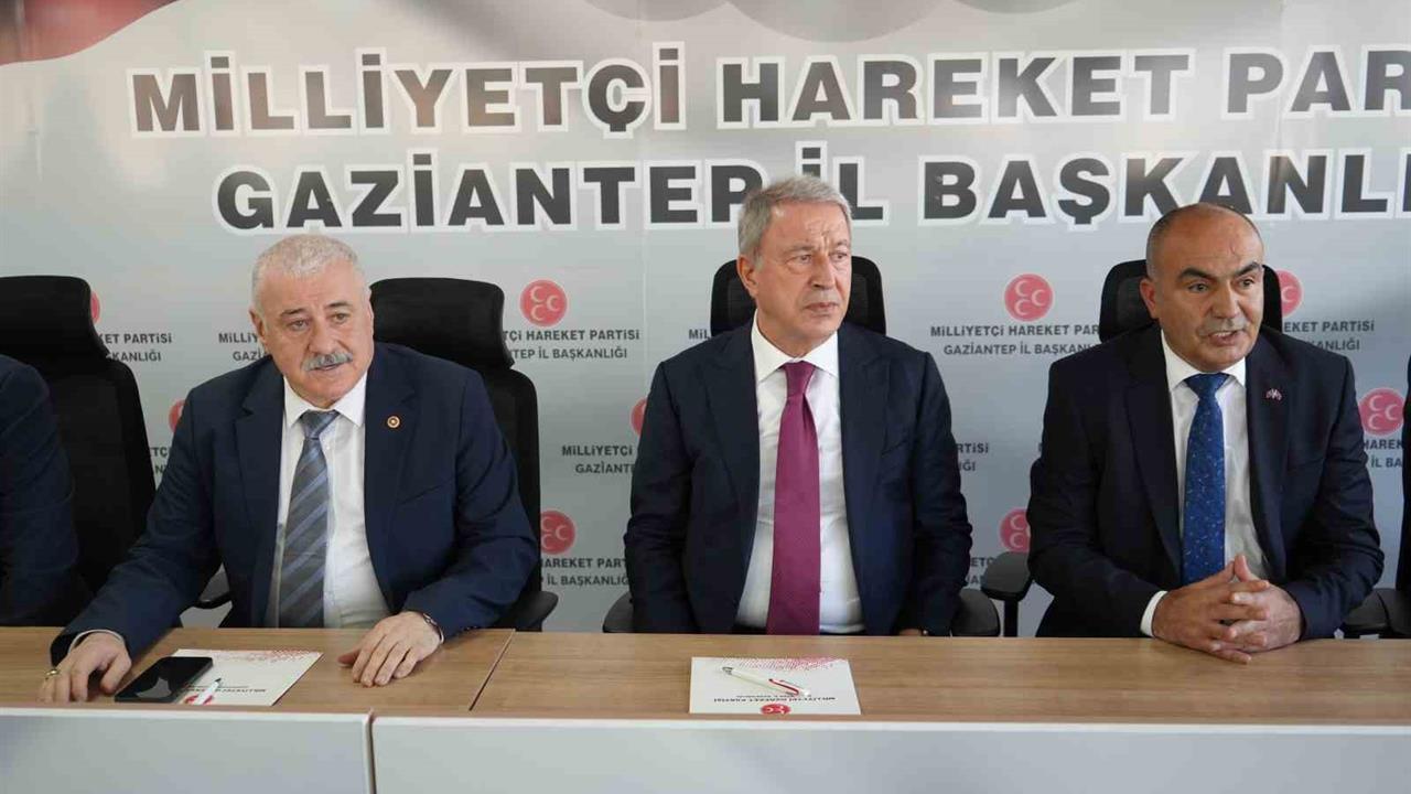 Gaziantep’te Hulusi Akar'dan Terörsüz Türkiye Vurgusu