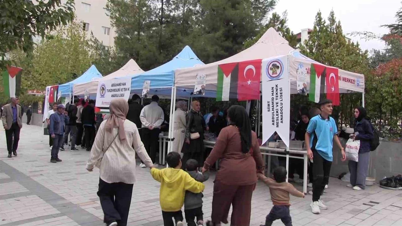 Siirt’te Öğrencilerden Gazze İçin Yardım Kampanyası