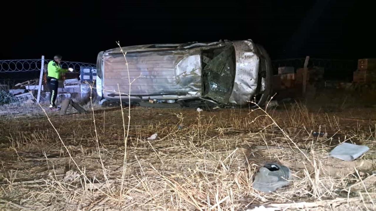 Karaman'da Takla Atan Panelvan Aracında 7 Yaralı Var