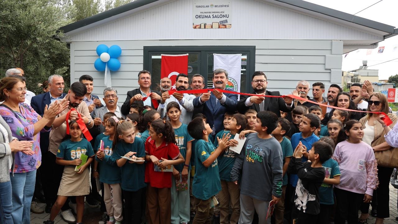 Toroslar’da Bir Haftada İki Okuma Salonu Açıldı