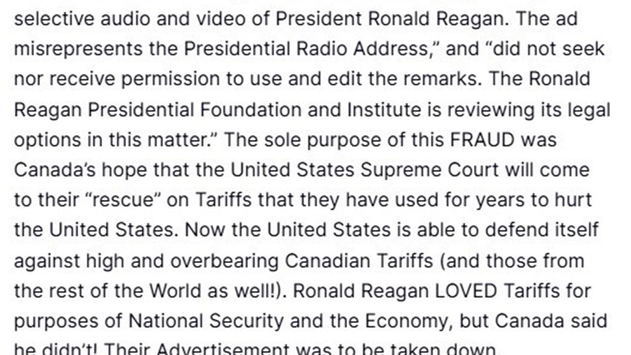Trump'tan Kanada'ya Gümrük Vergisi Misillemesi: Yüzde 10 Artış