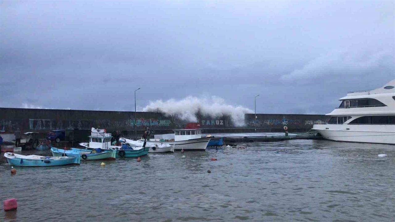 Trabzon'da Faroz Limanı'na Betondan Koruma Önlemi