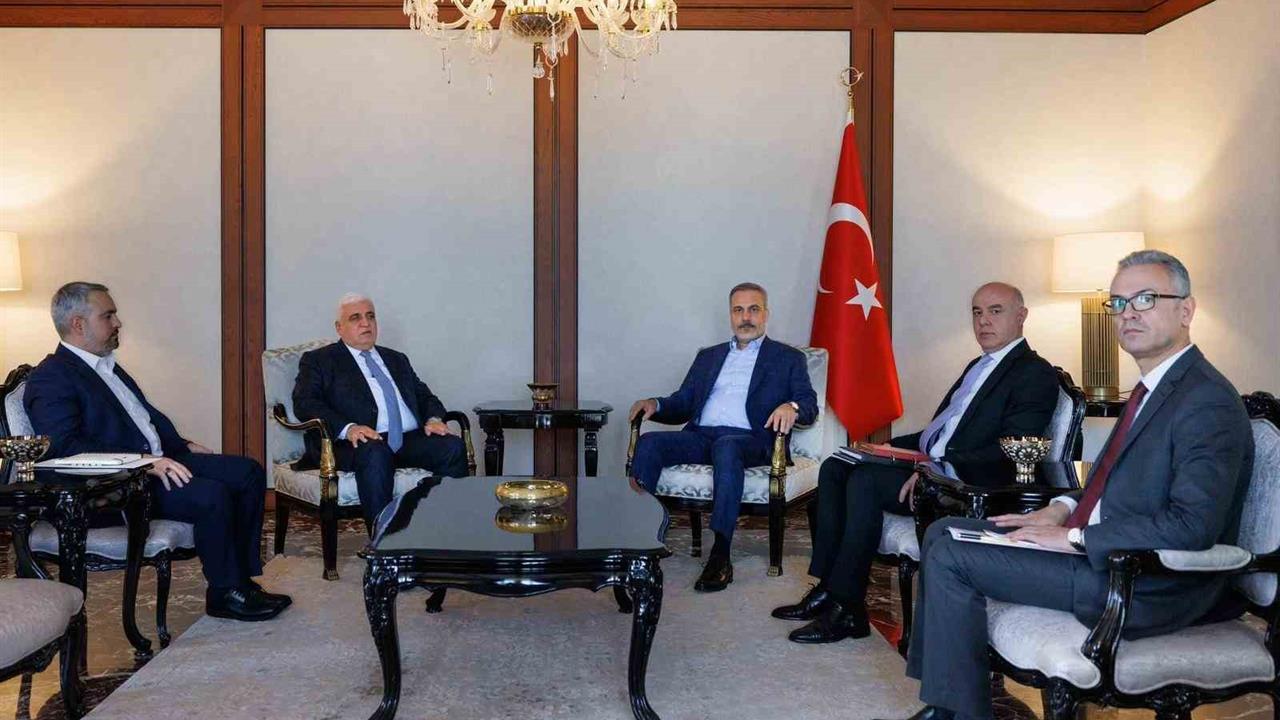 Dışişleri Bakanı Fidan, Haşdi Şabi Başkanı el-Feyyad'ı Ağırladı