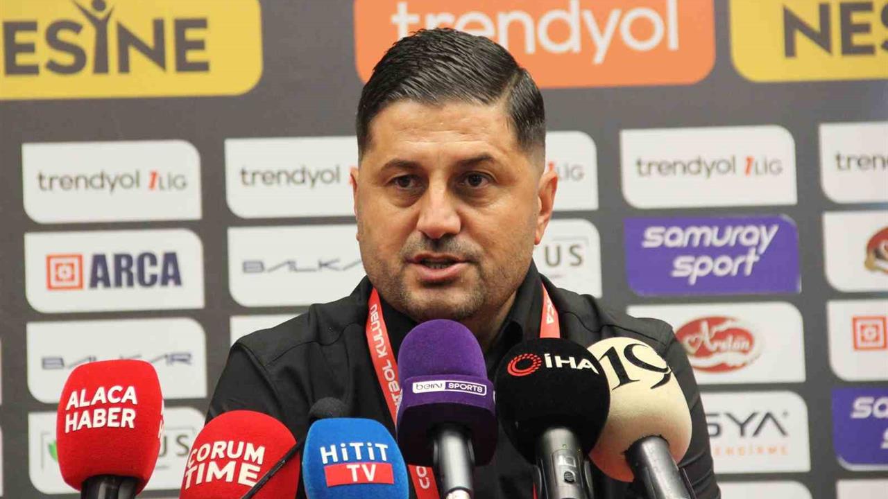 Çorum FK Teknik Direktörü Çağdaş Çavuş: "Gole çeviremedik, farklı olabilirdi"