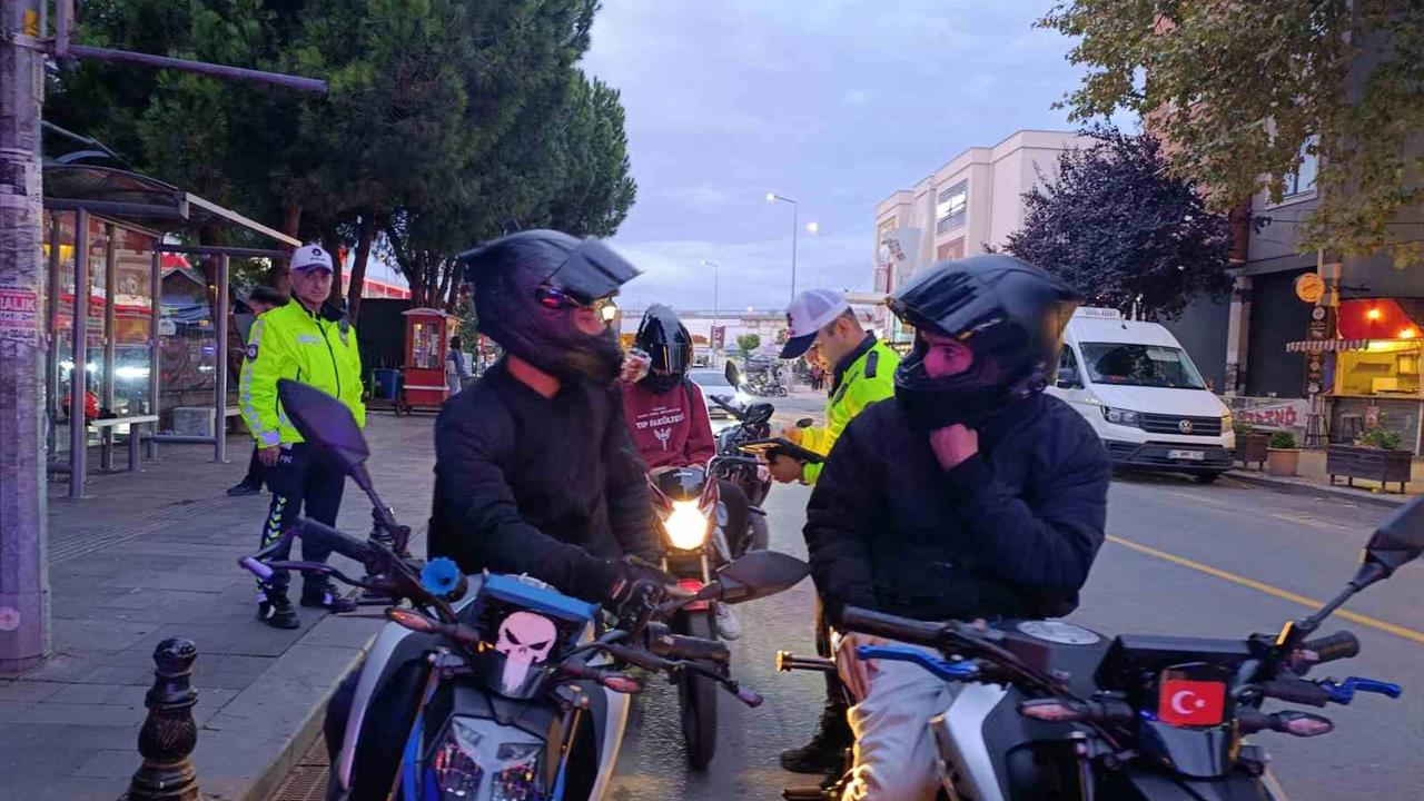 Tekirdağ'da Gürültü Kirliliğine Son: Abart Egzoz Denetimi