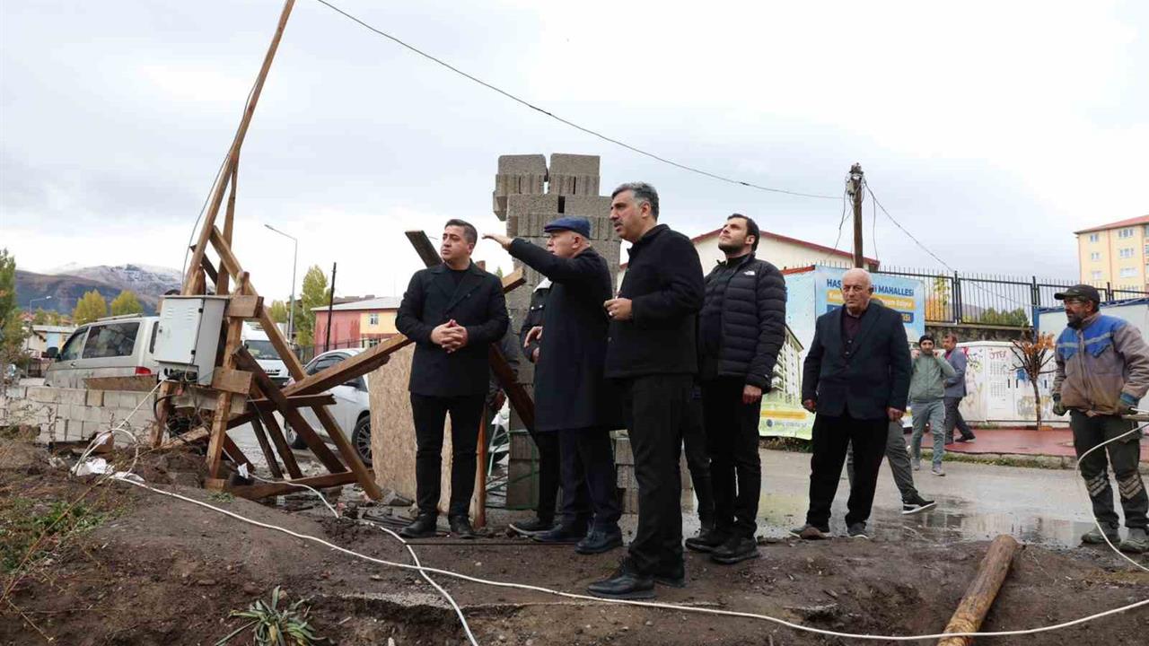 Erzurum'da Başkan Sekmen, hizmet odaklı çalışmalarını sürdürüyor