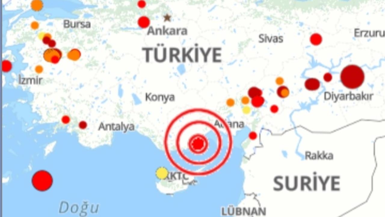 Mersin'de Deprem!
