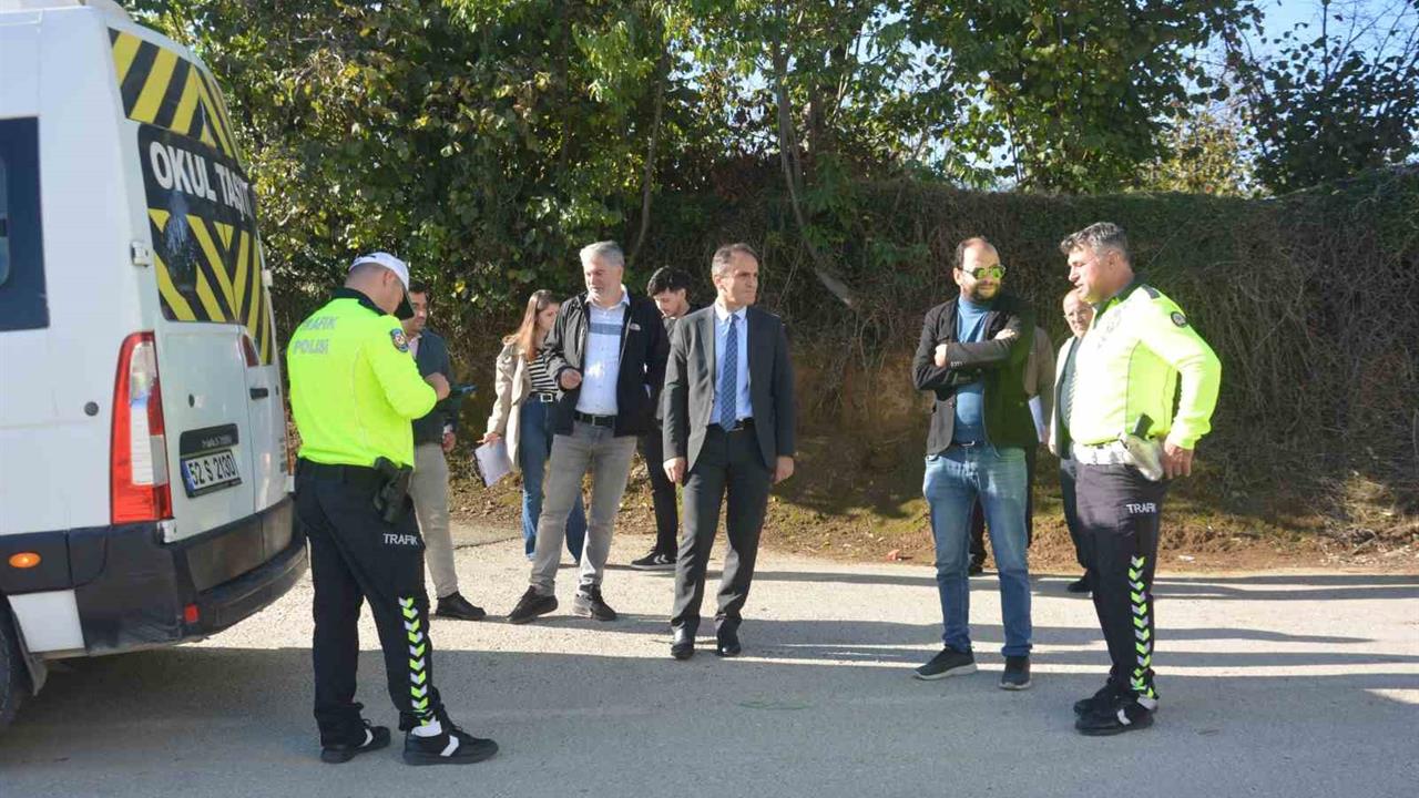 Ordu'da okul servislerine denetim: 3 bin 160 lira ceza kesildi