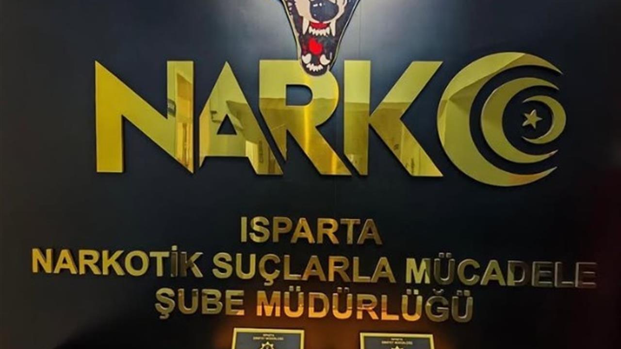 Isparta'da uyuşturucu madde ele geçirildi, 2 gözaltı
