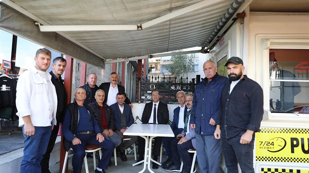 Akçaabat'ta Başkan Ekim, Taksici Esnafıyla Buluştu