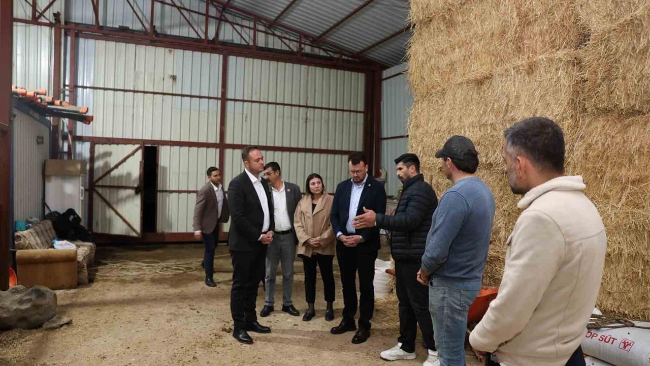 Çivril'de Şap Hastalığından Etkilenen Üreticilere Destek Ziyareti Gerçekleştirildi