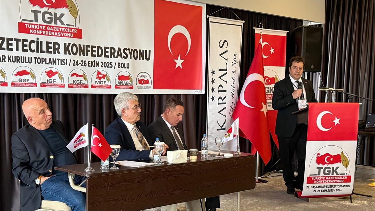 Bolu'da Gerçekleşen TGK Başkanlar Kurulu Toplantısında Medya Sektörünün Sorunları Ele Alındı