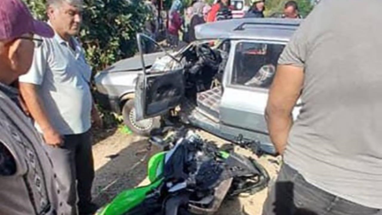 Mersin Anamur'da Motosiklet ve Otomobil Çarpıştı: İki Ölü