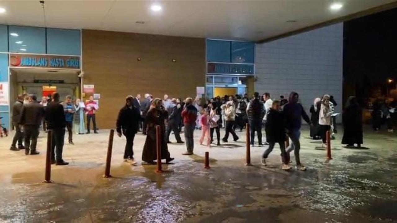 Bursa İnegöl'de Deprem Sonrası Panik Anları Kameraya Yansıdı