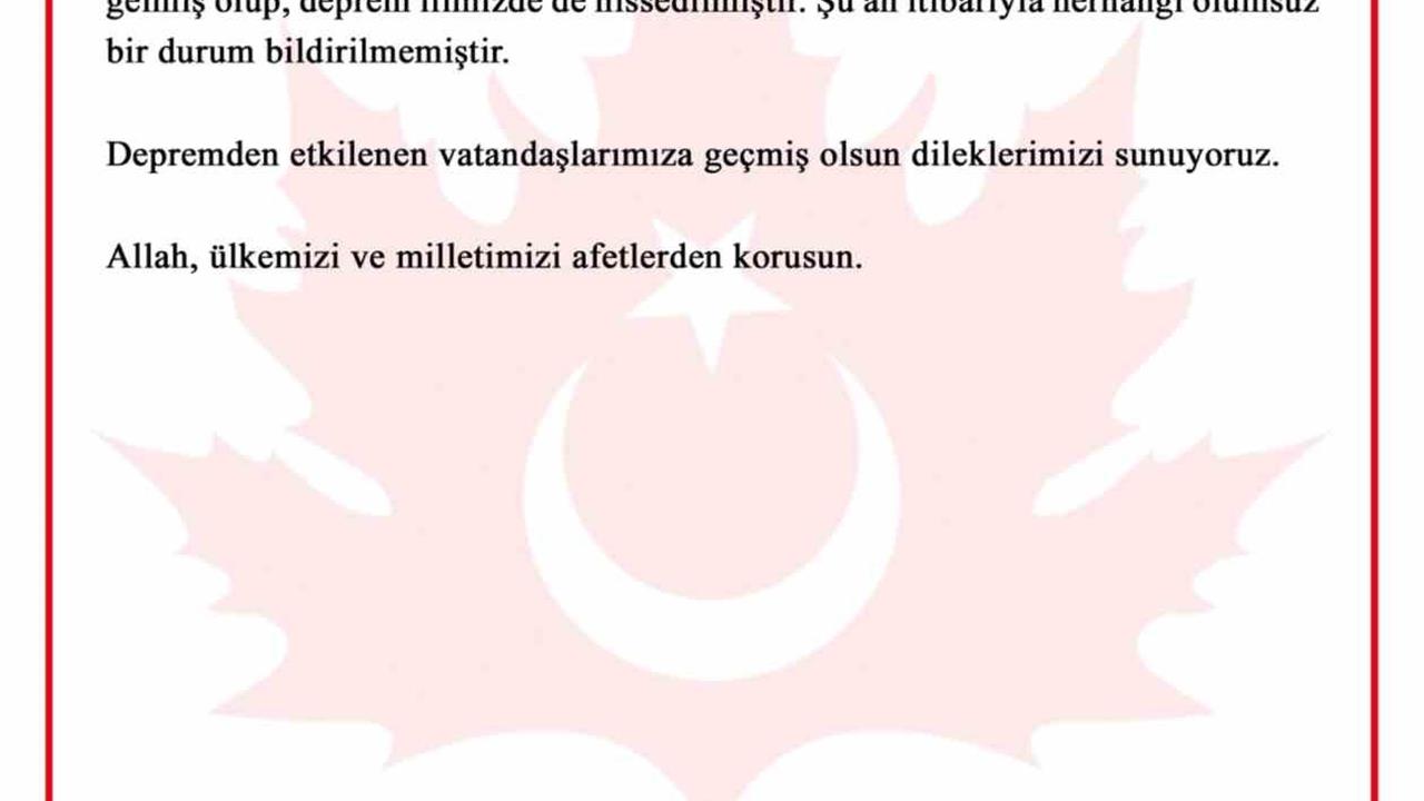Bursa Valiliği, Balıkesir Sındırgı'da Meydana Gelen Deprem Hakkında Bilgi Verdi