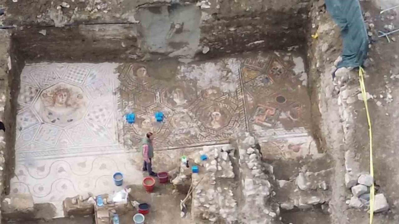 İznik'te Tarihi Mozaik Keşfi, Papa'nın Ziyareti Öncesi Dikkat Çekiyor