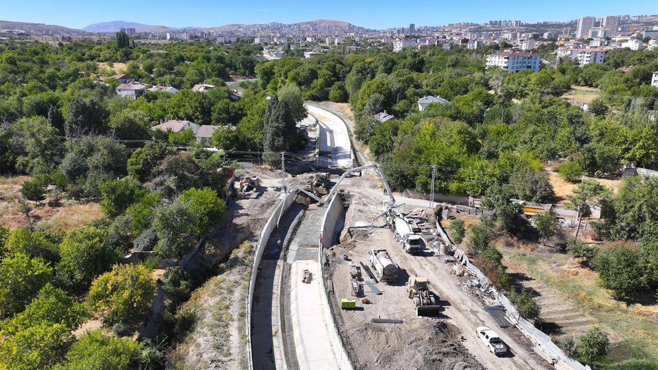 Elazığ Gümüşkavak Mahallesi'nde Şorşor Deresi Taşkın Koruma Çalışmalarında Sona Gelindi