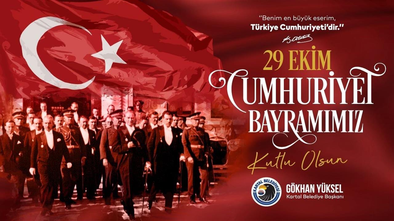 İstanbul Kartal'da 29 Ekim Cumhuriyet Bayramı Kutlamaları Yapılacak