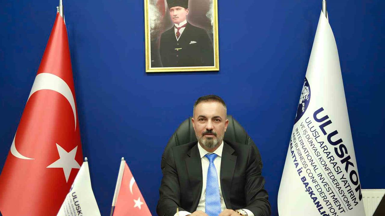 Malatya Uluslararası İşadamları Derneği Başkanı Özcan Polat'tan 29 Ekim Mesajı