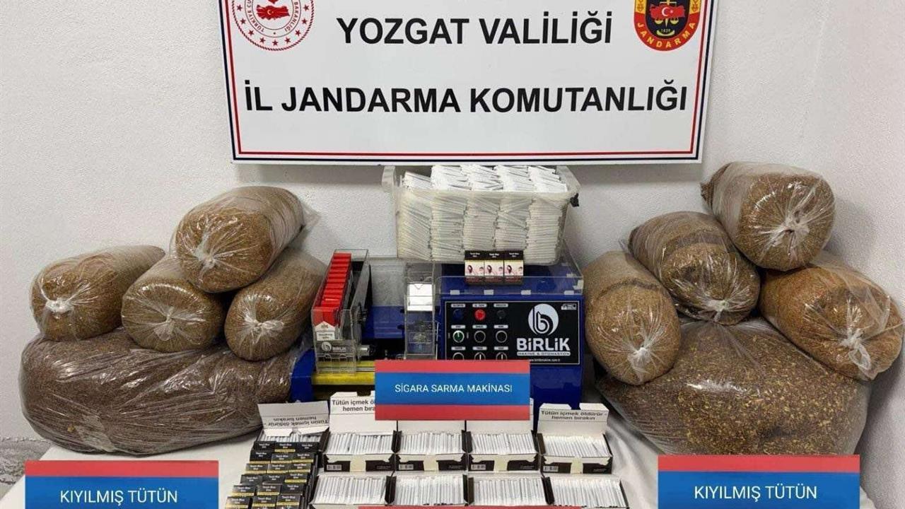 Yozgat Akdağmadeni'nde Yapılan Operasyonda 10 Bin 600 Kaçak Makaron Ele Geçirildi