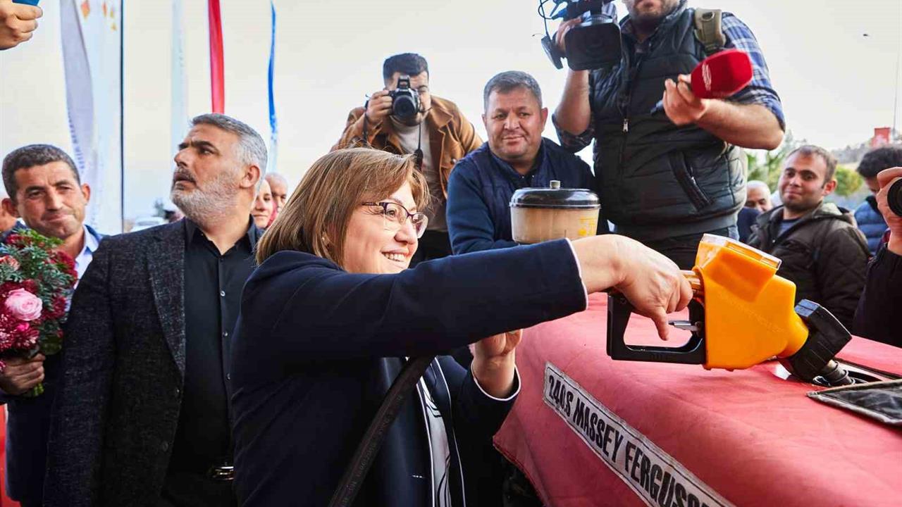 Gaziantep'te Çiftçilere Yüzde Yüz Hibe Mazot Desteği Dağıtımı Başladı