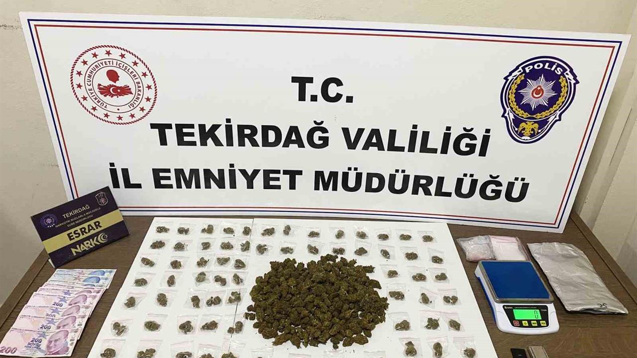 Tekirdağ Merkez'de Uyuşturucu Operasyonunda 12 Kişi Tutuklandı