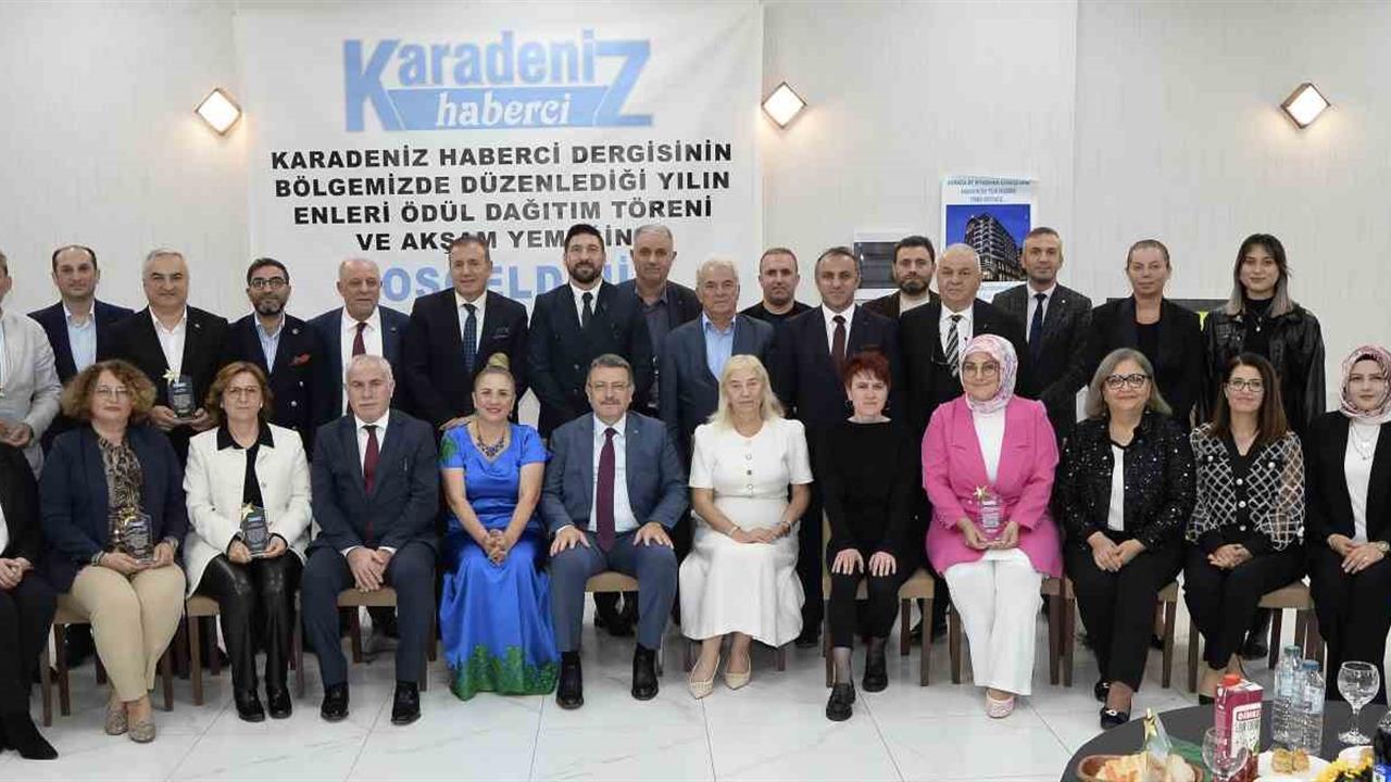 Karadeniz'de Yılın En'leri, Gümüşhane'de düzenlenen törenle sahiplerini buldu.