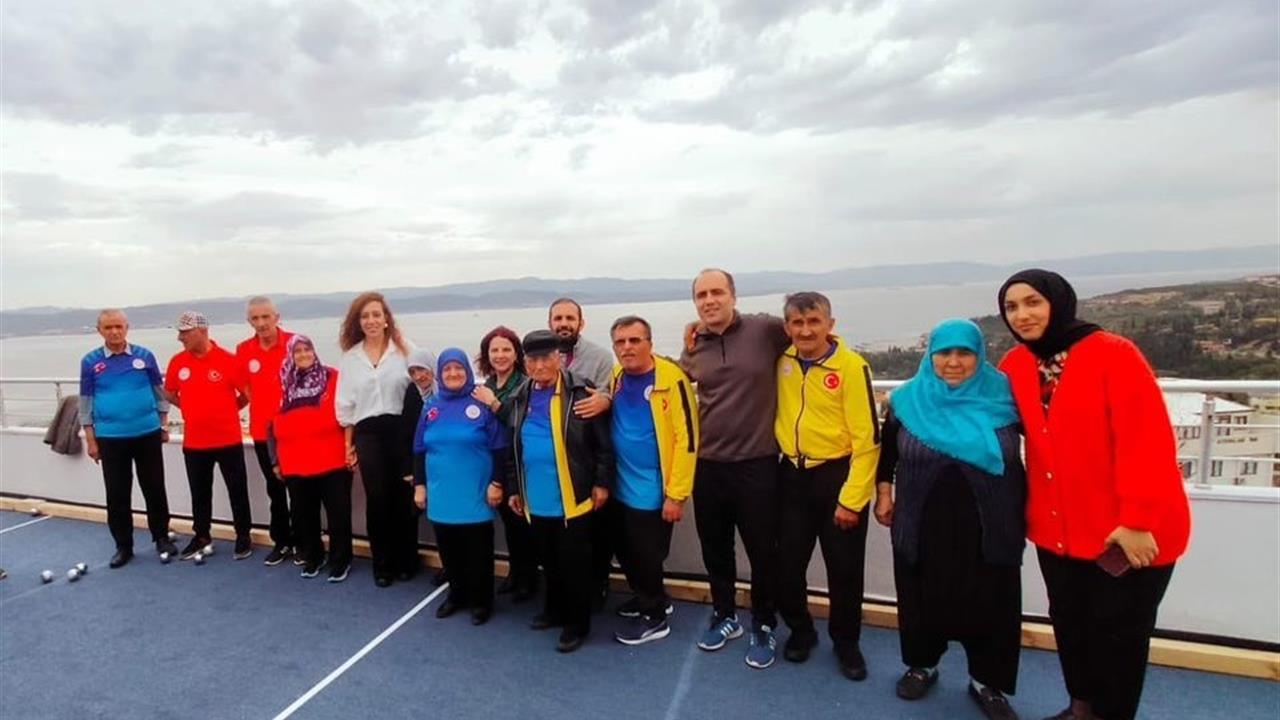 Bilecik Huzurevi, Bocce Turnuvası'nda Rakibini Yendi