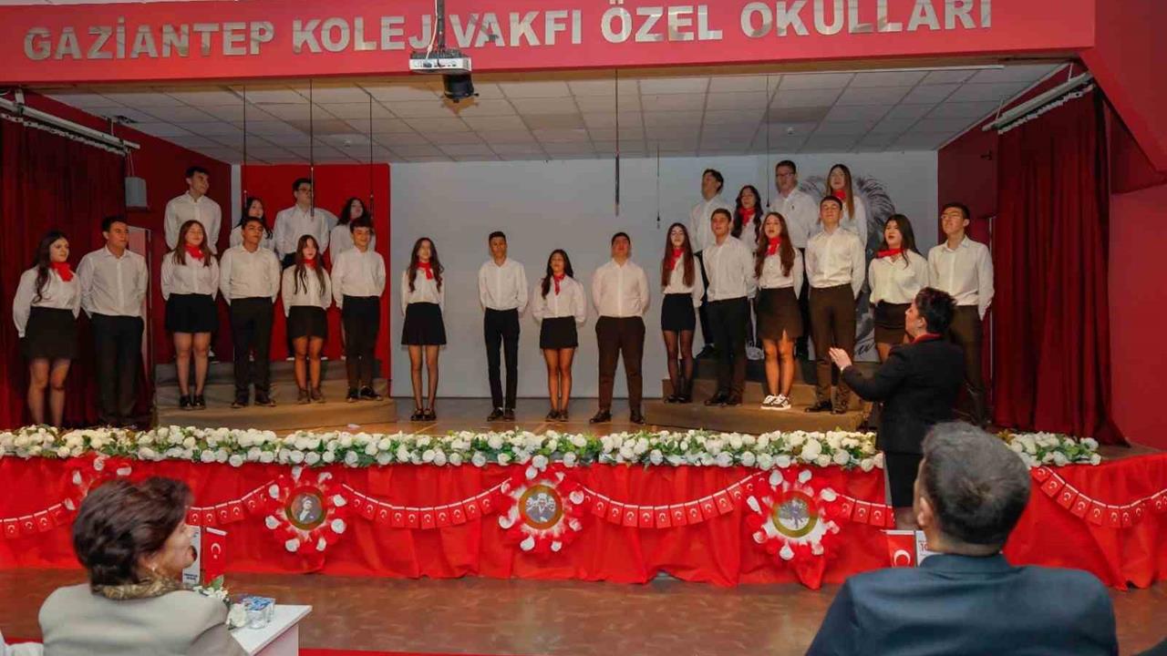Gaziantep'te GKV Özel Okulları'nda 29 Ekim Cumhuriyet Bayramı Etkinlikleri Coşkuyla Kutlandı