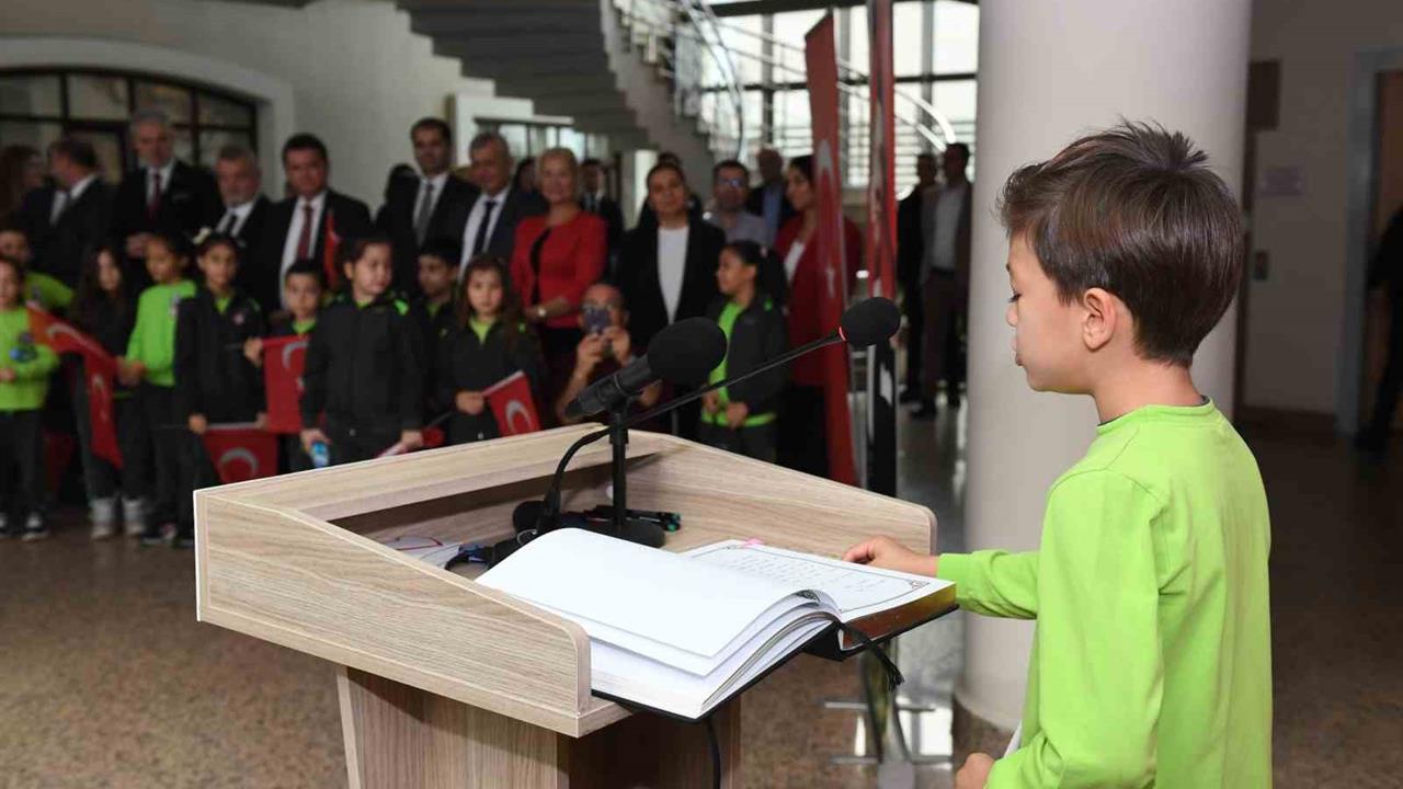 Osmangazi'de Çocuklar Atatürk'e Mektup Yazarak Duygularını İfade Etti