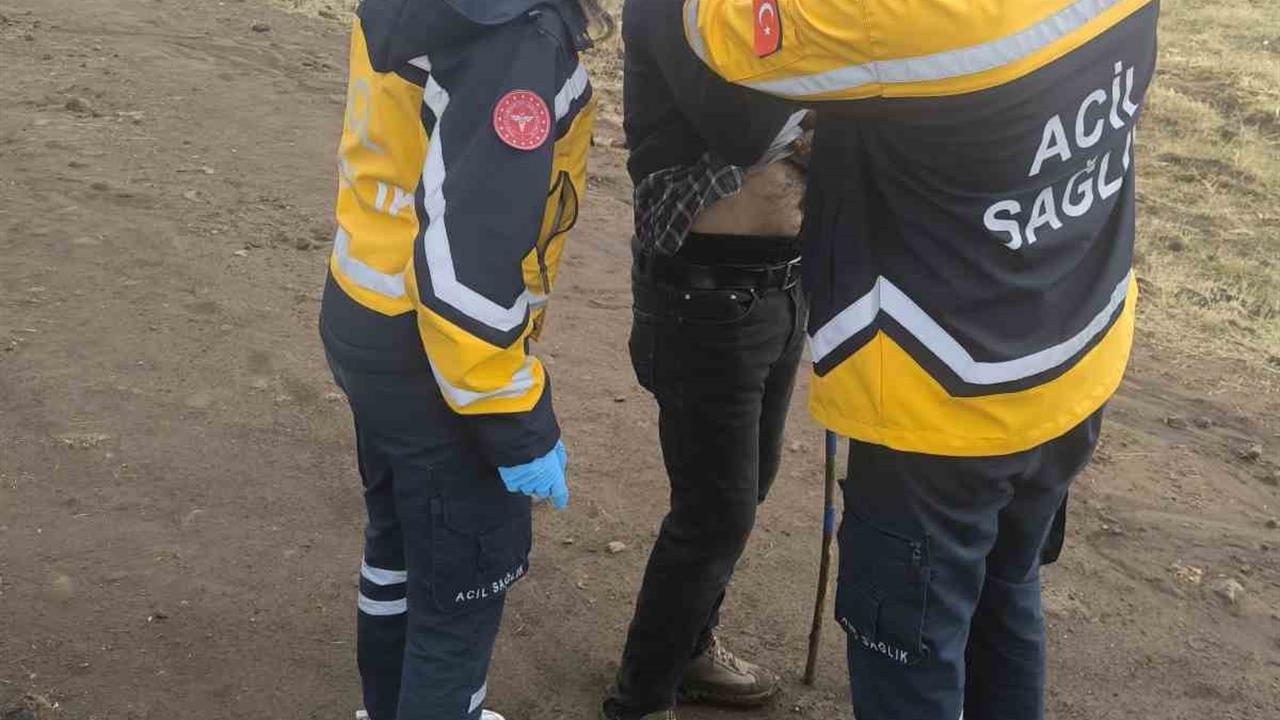 Elazığ Karakoçan'da Yıldırım Düşmesi Sonucu Bir Kişi Yaralandı