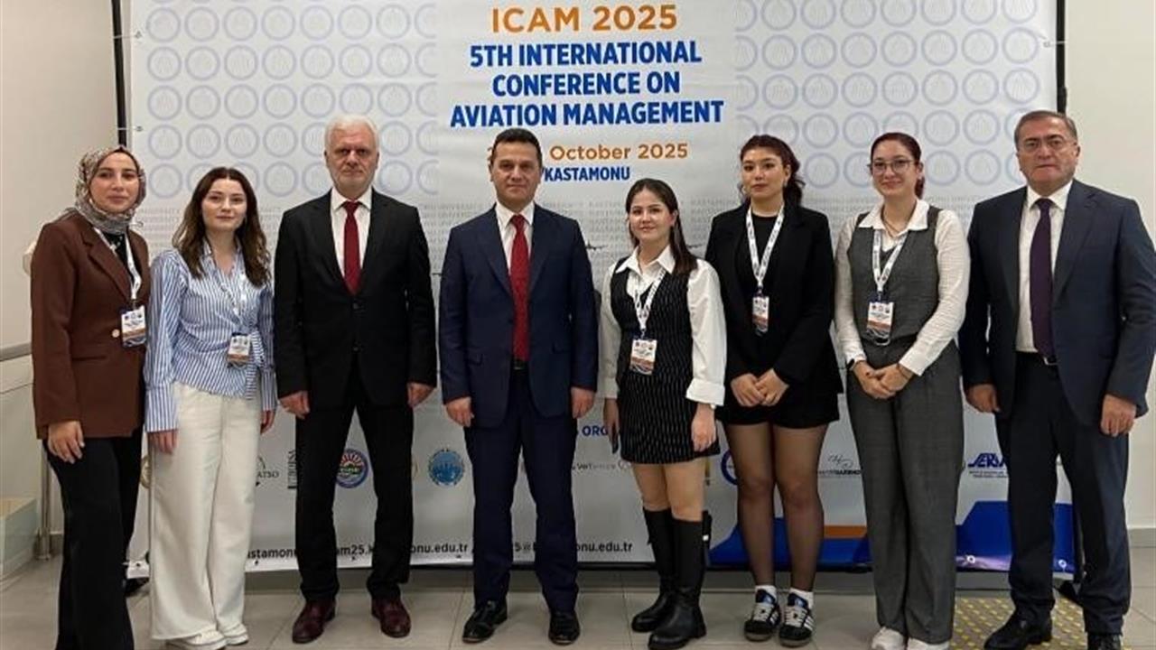 Kastamonu'da 5. Uluslararası Havacılık Yönetimi Kongresi Gerçekleştirildi