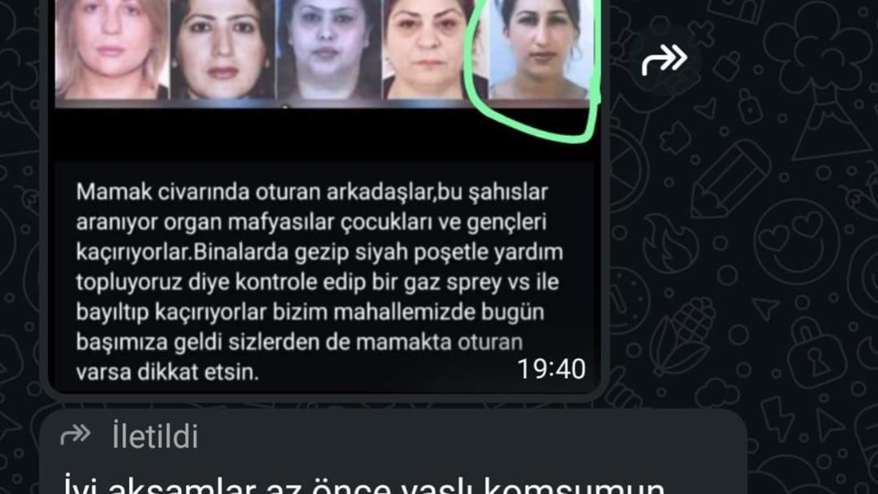 Ankara Mamak'ta 10 Kadının Çocuk Kaçırdığına Dair Paylaşım Nedeniyle Bir Kişi Gözaltına Alındı