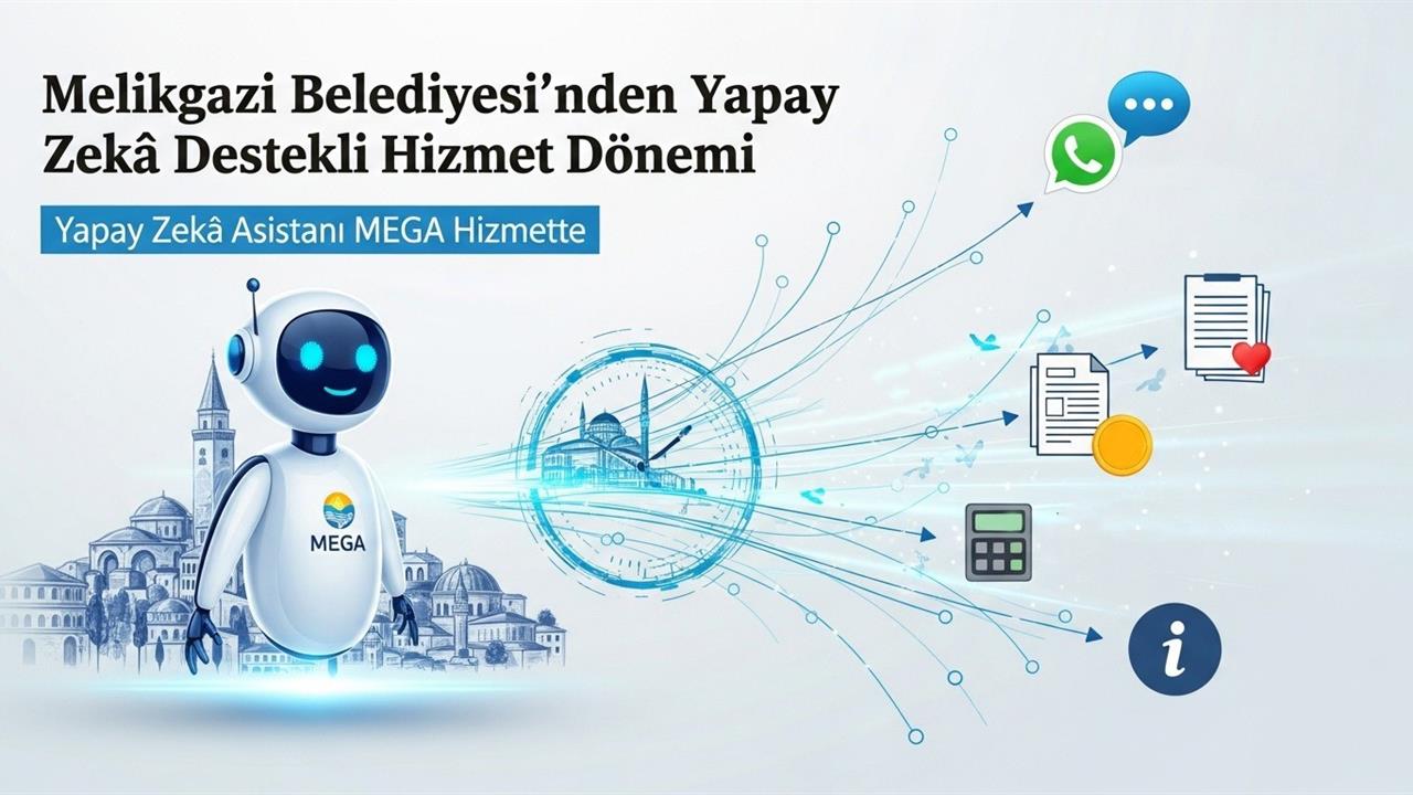 Melikgazi Kayseri'de Yapay Zeka Destekli Hizmetler Başladı