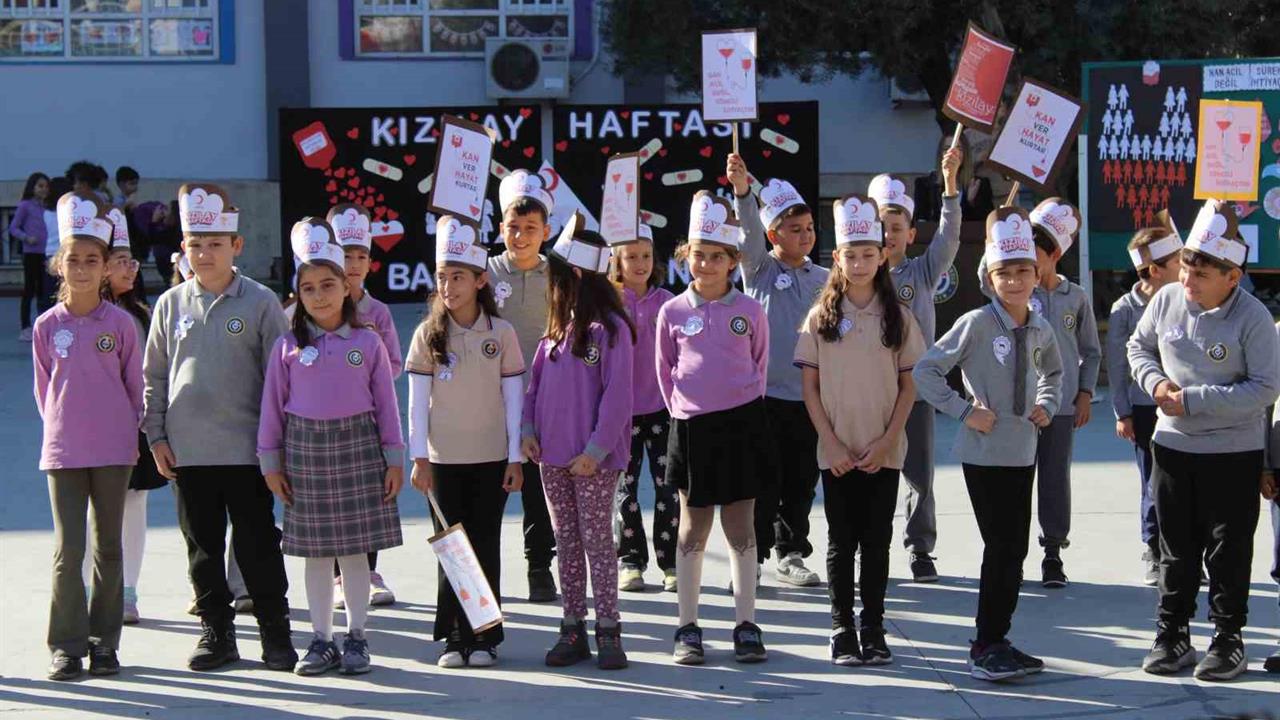 Aydın Efeler'de Minik Öğrencilerden Kan Bağışının Önemi Vurgulandı